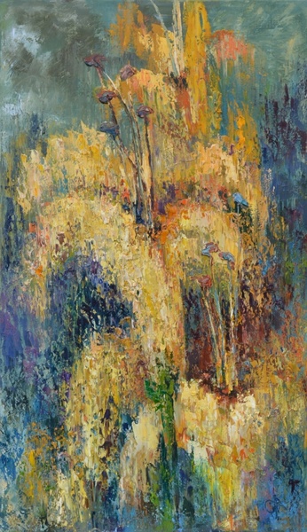 ЛИЛИИ, 85Х145 МАСЛО, ХОЛСТ