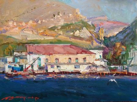 2 LZaborovsky Evening in Balaklava oil canvas 60x80 2013